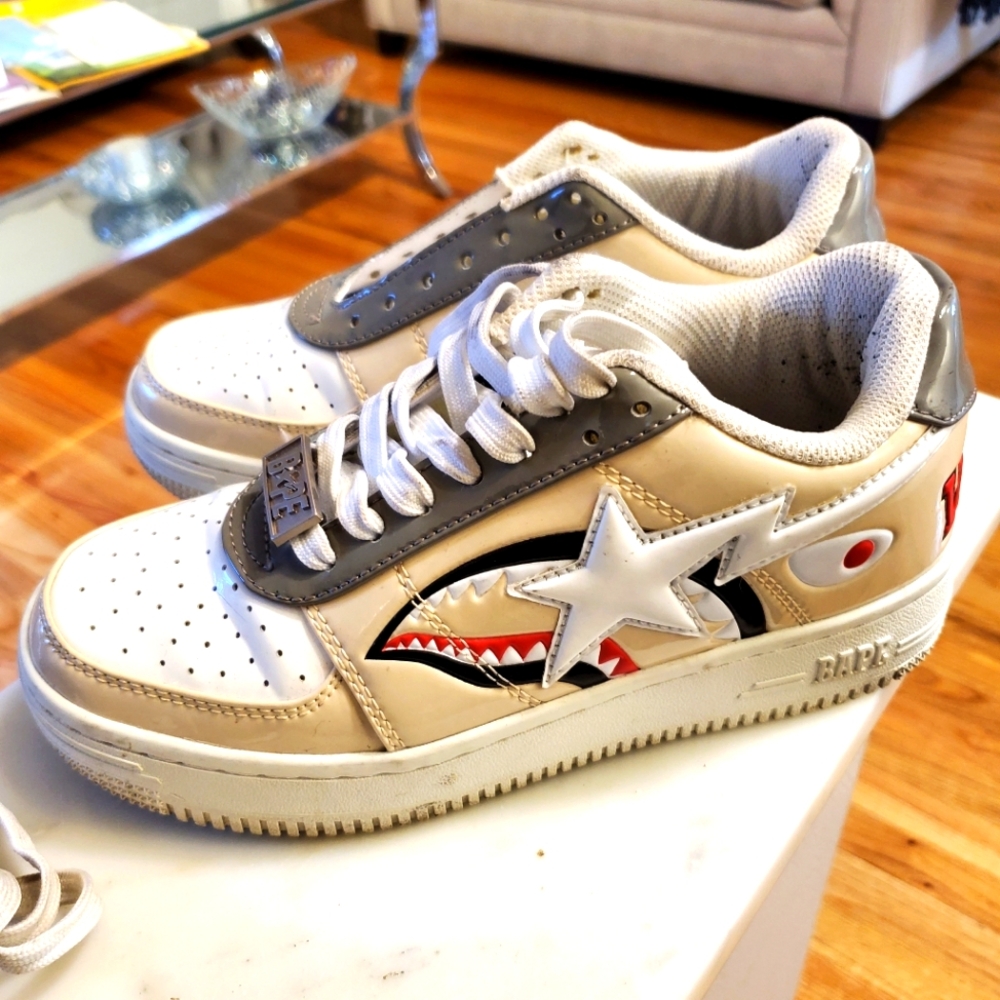 BAPE Shark Low M2 Beige